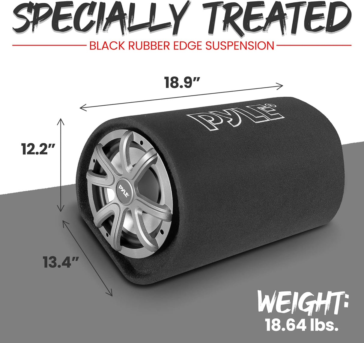 Parlante de tubo subwoofer para auto PYLE PLTB101