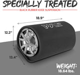 Parlante de tubo subwoofer para auto PYLE PLTB101