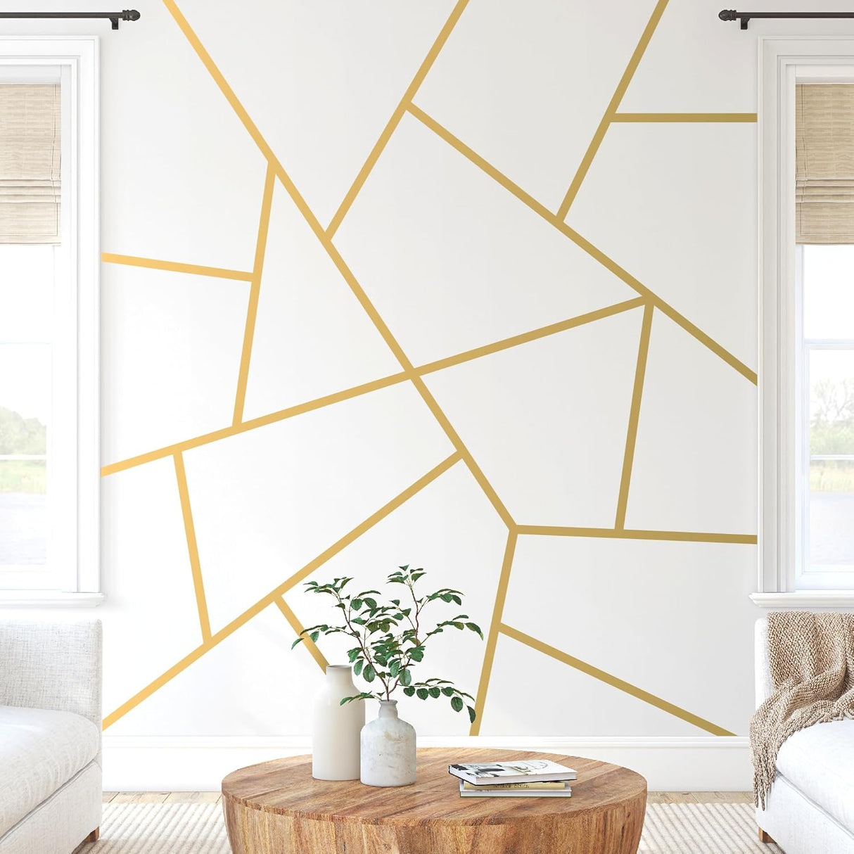 Vinilos Pared Modernos Peel and Stick Geométricos Decorativos