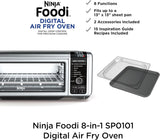 Horno de Aire Ninja SP101, 8 en 1, Capacidad Plegable