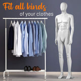 Maniquí masculino ajustable SereneLife 73 modelo SLMAQML8