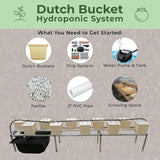 Paquete de 10 Cubos Holandeses - Bato Buckets 11 Litros - Siphon