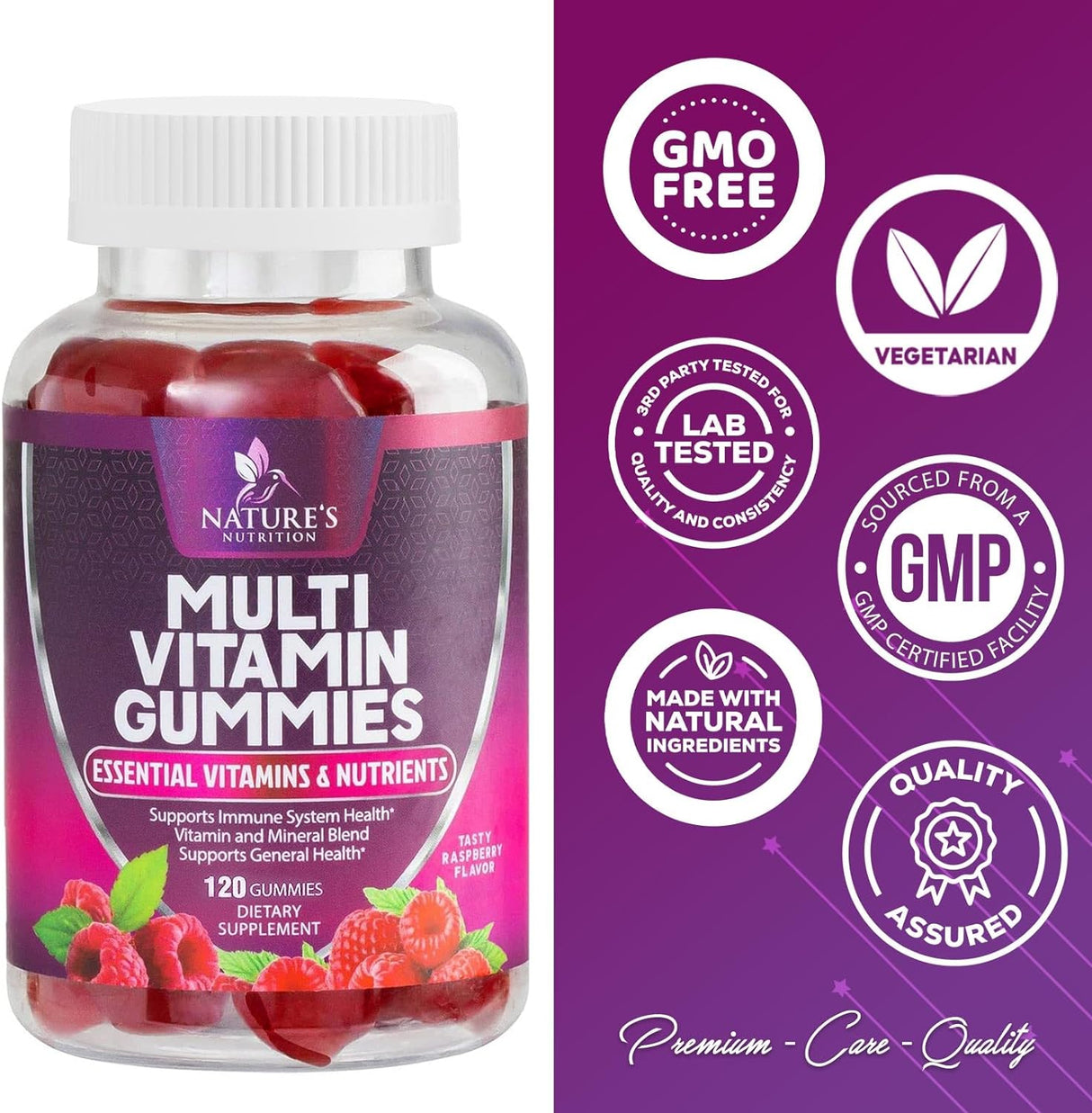 Suplemento multivitamínicas apoyo inmunológico 120 gomitas