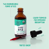 Vimergy Kids B12 Líquido Orgánico - Apoyo Inmunológico 55 mL