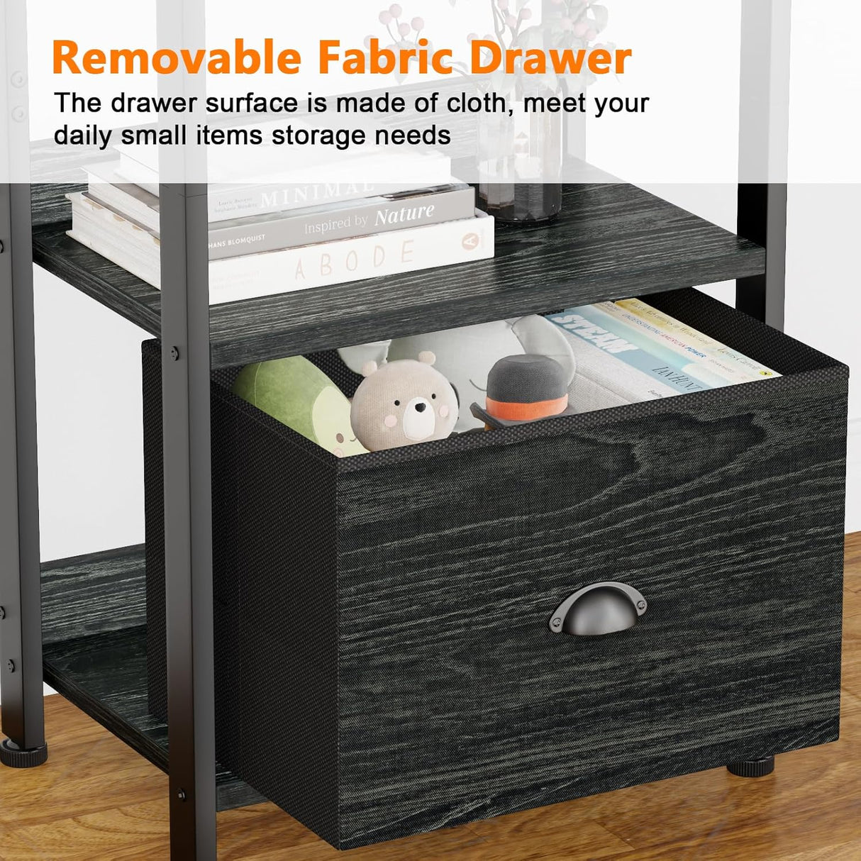 Estantería Furologee 5 Niveles con Cajón, Rack de Cocina