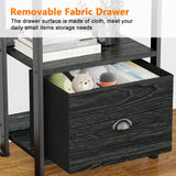 Estantería Furologee 5 Niveles con Cajón, Rack de Cocina