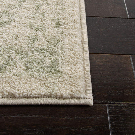 Alfombra Área Oriental Desgastada 5'1 x 7'6, Fácil Cuidado