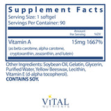 Suplementos Alimenticios Antioxidante Apoyo para la visión