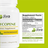 Suplemento de licopeno 30 mg Cáp Extracto de tomate orgánico
