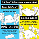 Juego de Mesa de Monedas | Set de Cornhole Mini | Completo