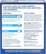 Suplemento Comprimidos Fast Act para la Lactosa, 32 Cápsulas
