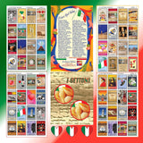 Juego de Lotería Italiana Fun Bingo, 54 Cartas Ilustradas, 3-10 Jugadores