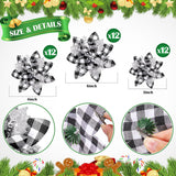 Flores Poinsettia Artificiales, Decoraciones Navidad, 36 Pcs