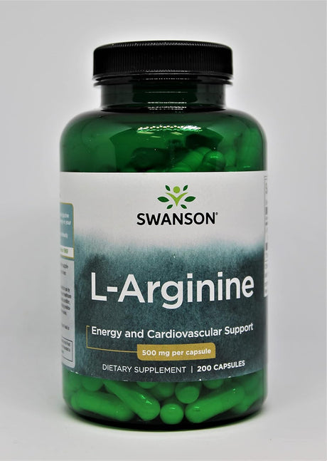 Suplemento Swanson Aminoácido L-Arginina 500 Miligramos 200u