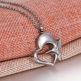 Collar de Colibri, urna de de acero inoxidable para cenizas