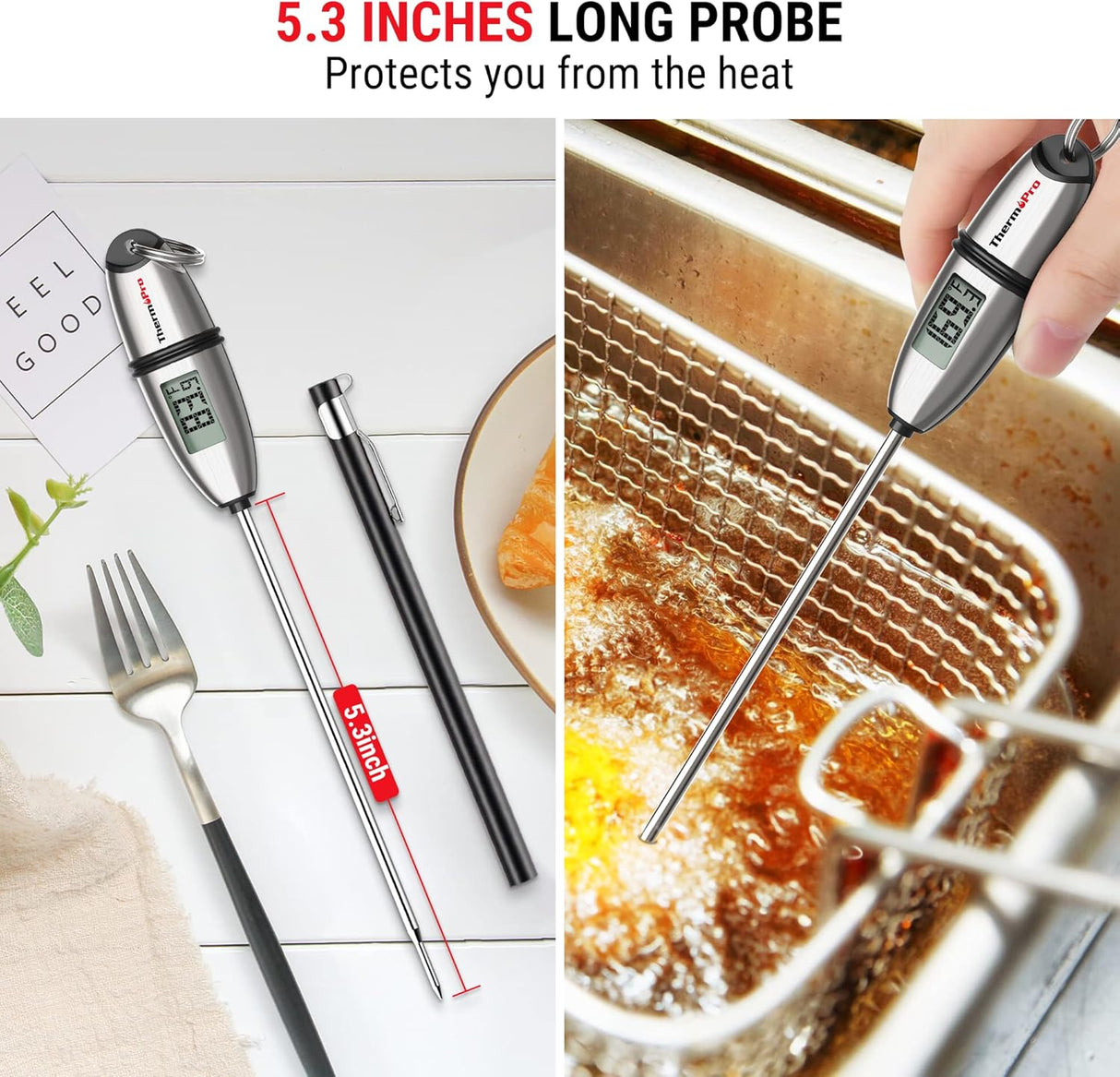 Termómetro Digital ThermoPro TP-02S para Cocina y Asados