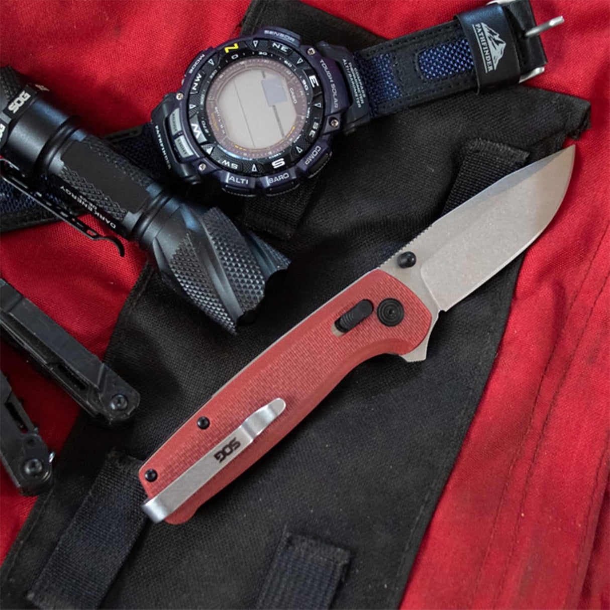 Cuchillo plegable ambidiestro EDC Terminus XR G10