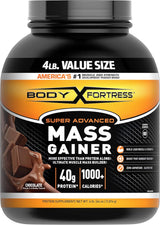 Ganador de masa super avanzada Body Fortress, chocolate 1-4lb