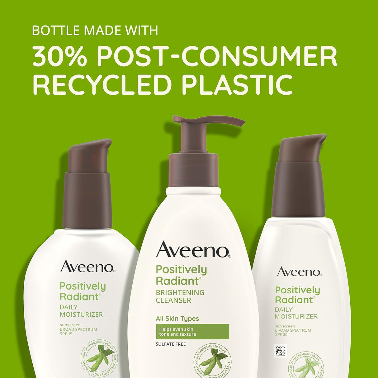 Gel hidratante facial diario con protector solar Aveeno