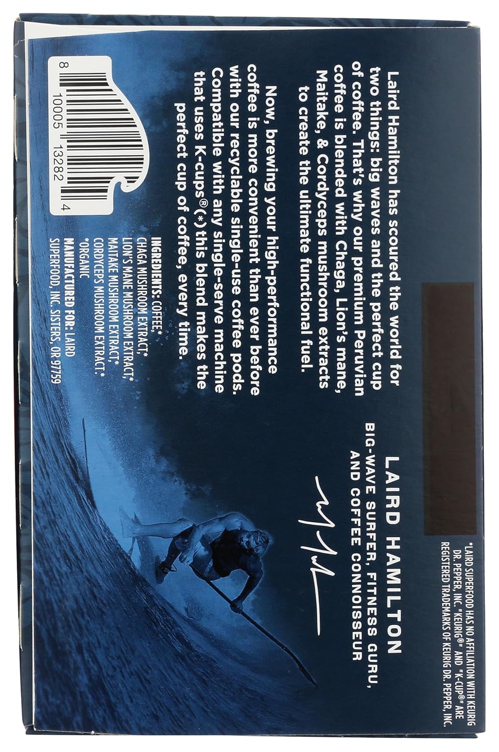 Cápsulas K-Cup Laird Superfood con Hongos Funcionales 10ct