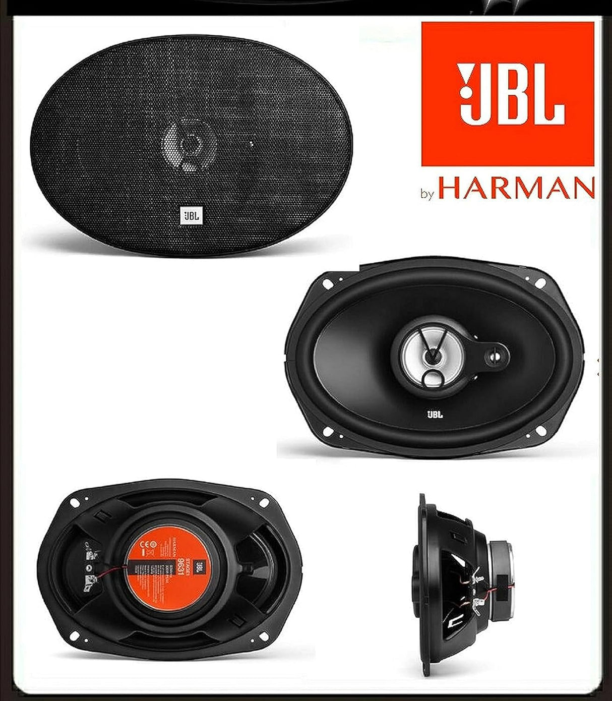 Altavoces JBL 3 Vías 6x9 Pulgadas Serie Concert 9631F