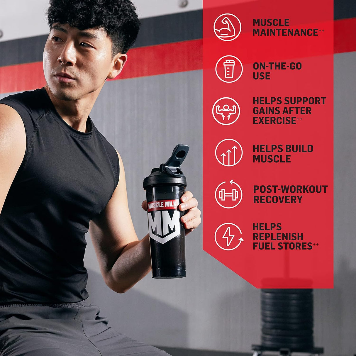 Proteína en polvo Muscle Milk Gainer, 32g, 5 lb