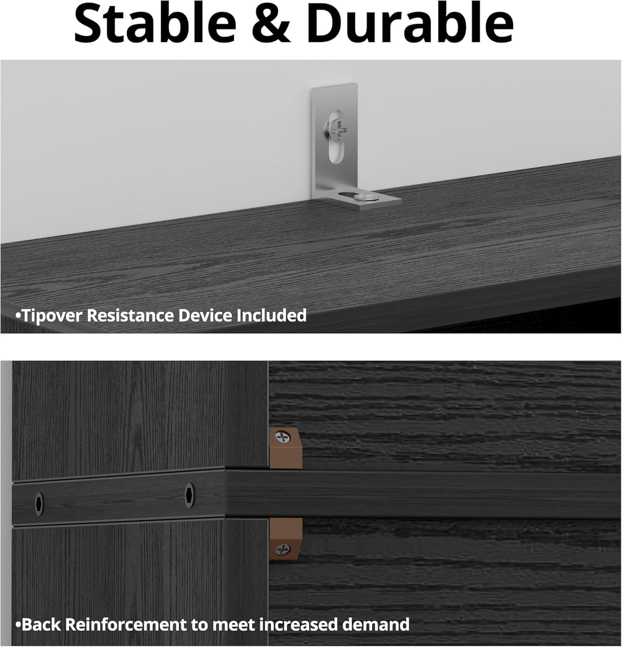 Estantería IRONCK de 6 niveles, 70in, mueble decorativo
