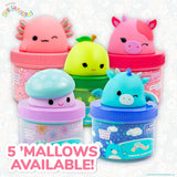 Slime Premium Nube, 4-Pack, 9 Adiciones, Juguete Suave