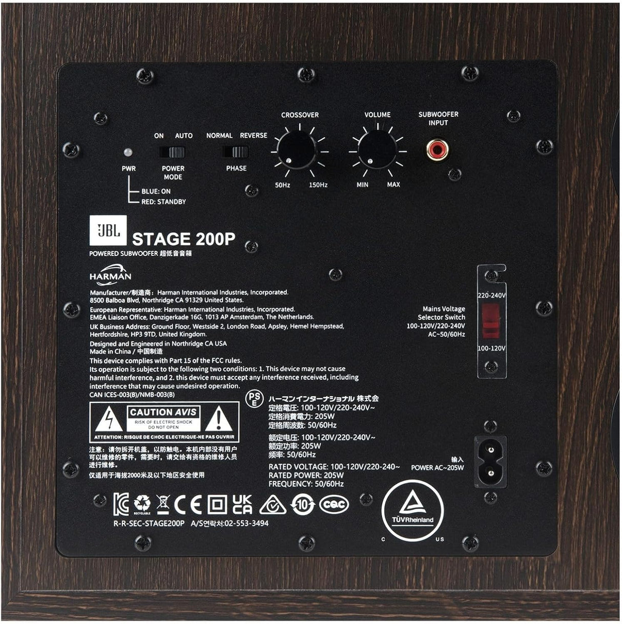 Subwoofer Activo 10 300W JBL Stage 2 L200P