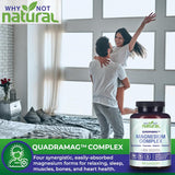 Suplemento Magnesio 4-en-1, Complejo Glycinate/Taurate/Malate/Orotate, 300 mg, 120 Cápsulas