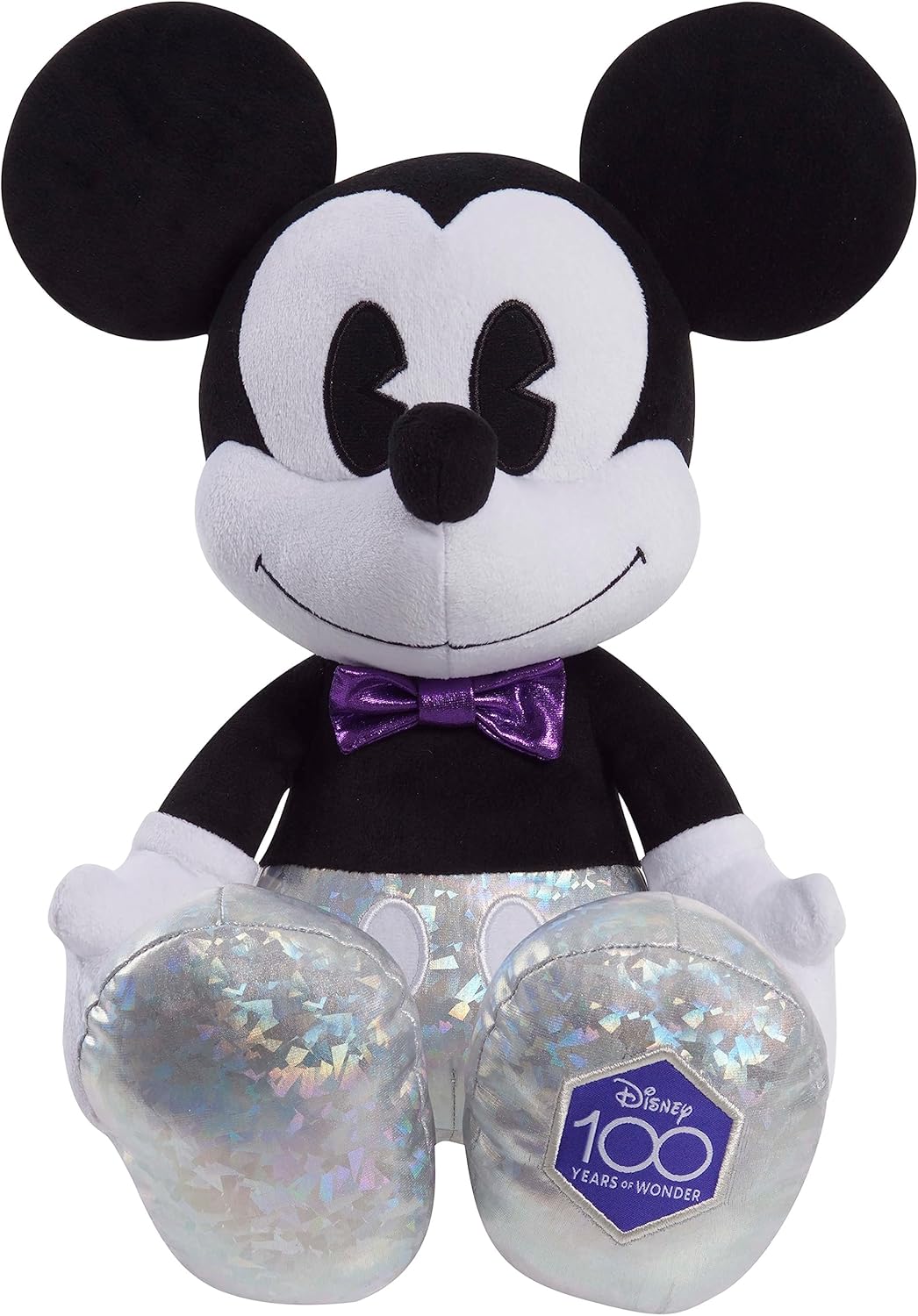 Peluche Grande Mickey Mouse, Just Play, Juguete Oficial 100 Años