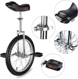 Unicycle ZeHuoGe 18 con asiento cómodo y neumático Butyl