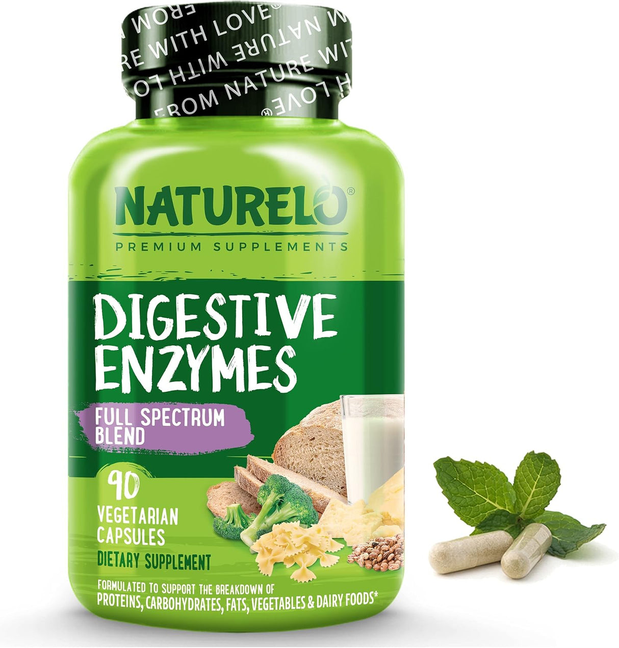 Suplemento Enzimas digestivas 15 enzimas más jengibre 90 und