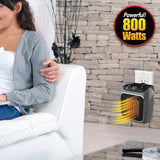 Calentador de pared Turbo de 800 W que ahorra espacio