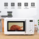 Microondas Retro COSTWAY 0.7 Cu.ft, 700W, 5 Potencias, LED
