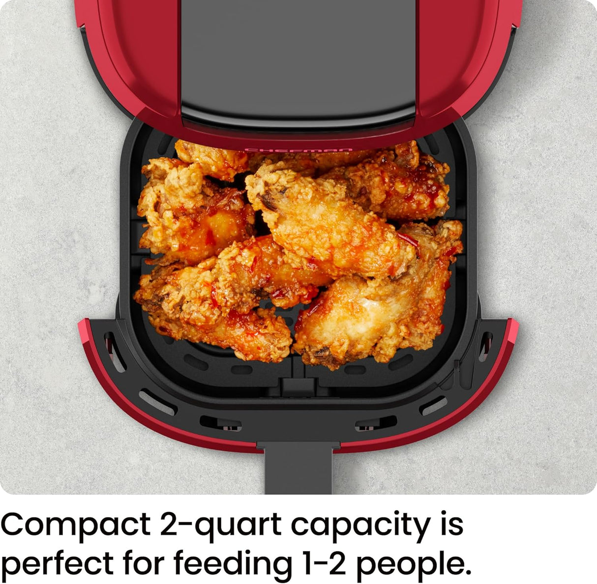 Mini Freidora de Aire 2 Qt CHEFMAN, Digital, Compacta, Modelo 2023
