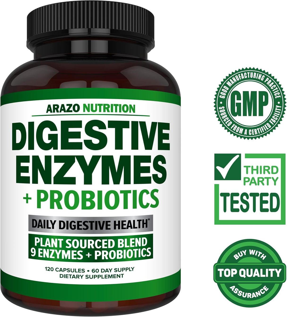 Suplemento Enzimas digestivas con probióticos  Acidophilus