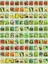 100 Semillas de Verduras Herencia Non-GMO - Deluxe Assortment