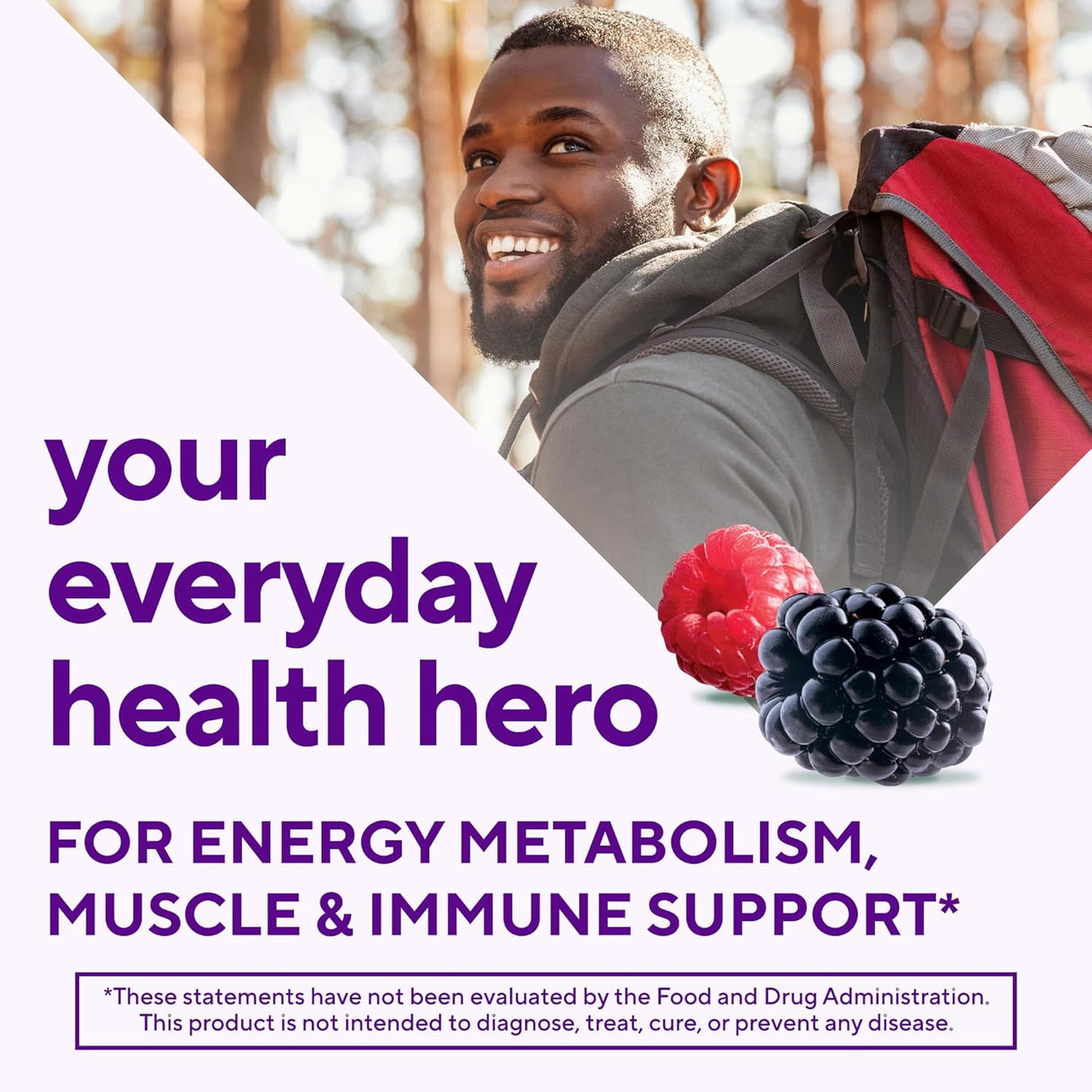 Vitamín Gummy para Hombres Vitafusion, Multivitamínico 120u
