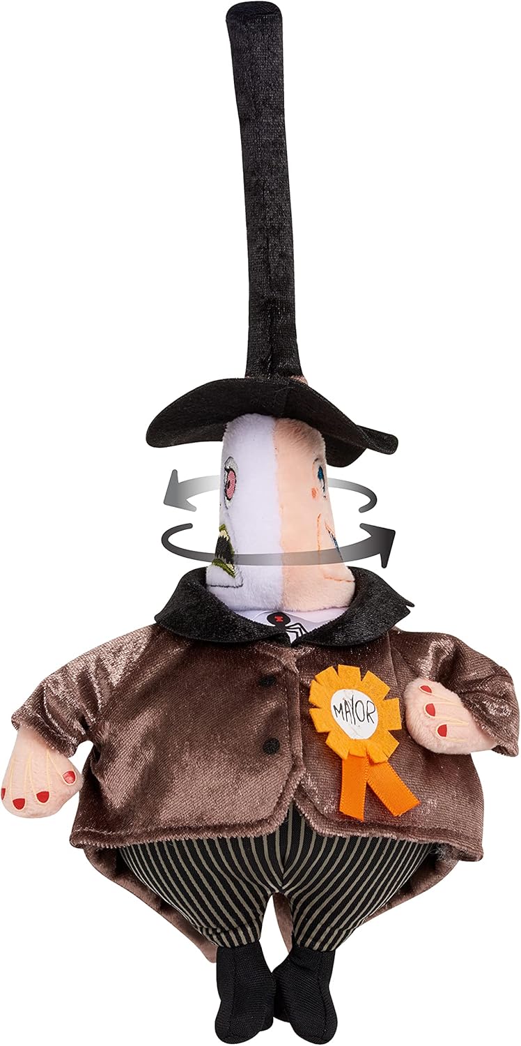 Peluche Reversible El Alcalde, Disney Tim Burton, 33 cm