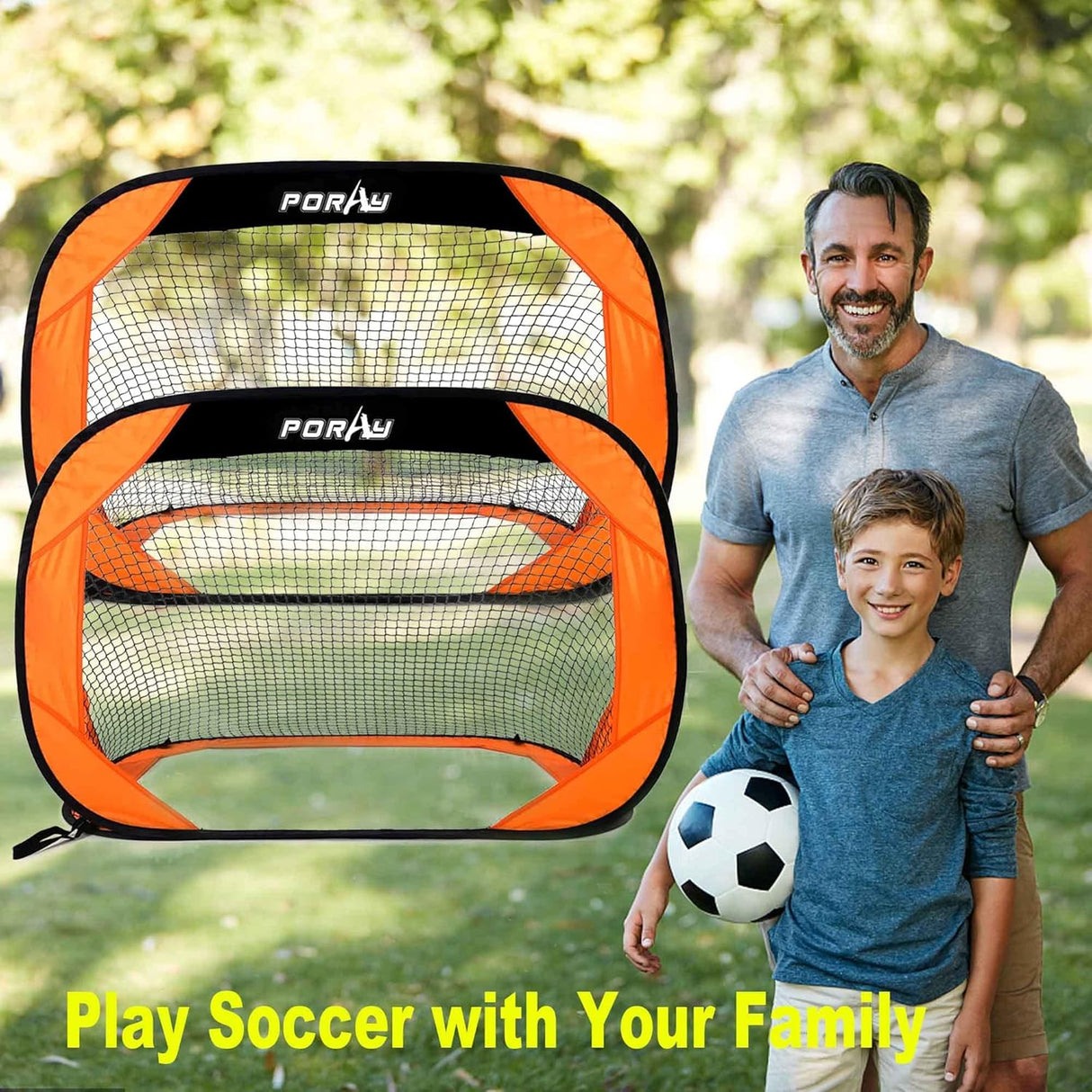 Porteria de futbol desplegable  para entrenamientos