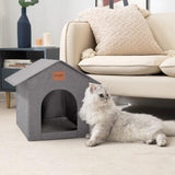 Casa para gatos Love's Cabin, aislada y resistente al clima.