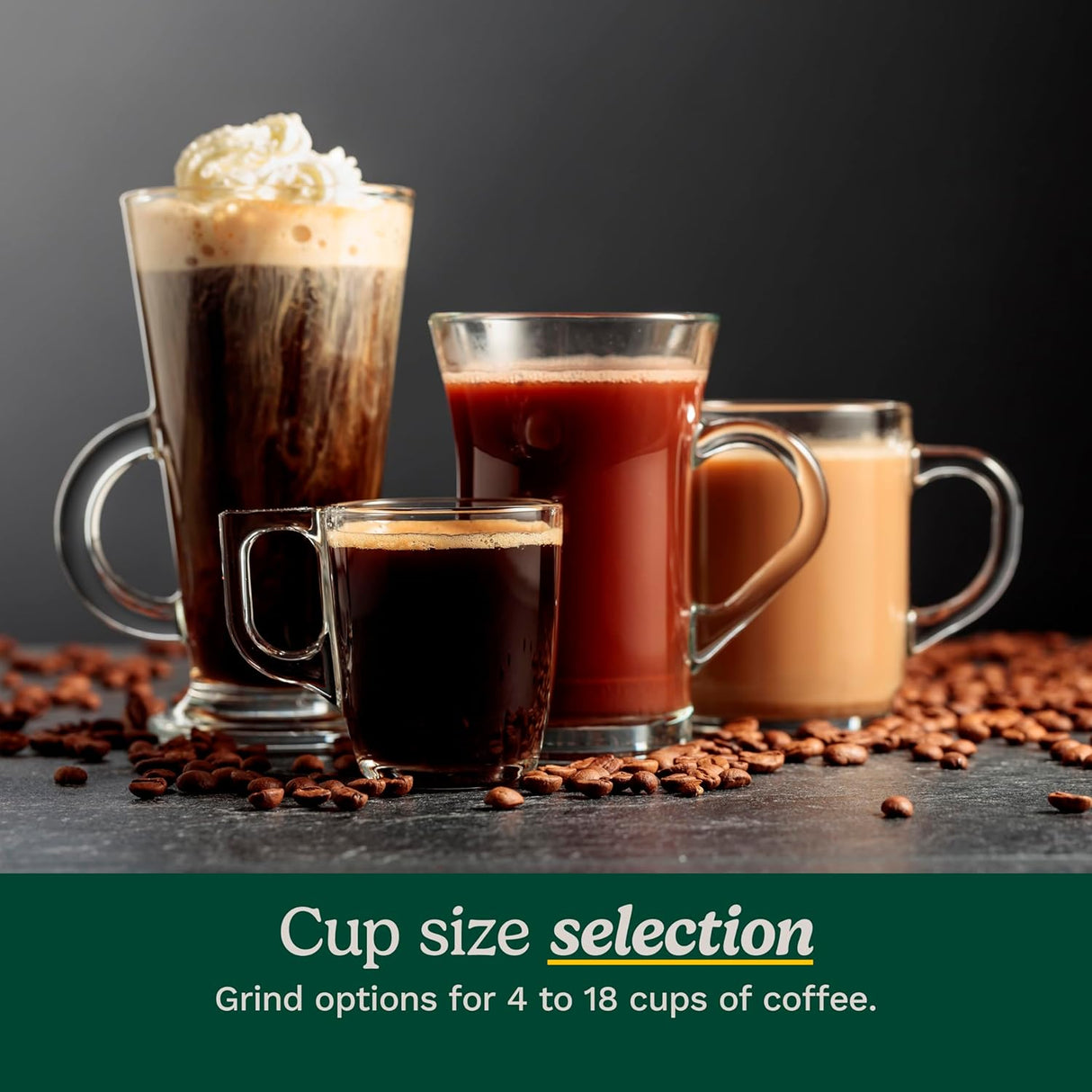 Molino de café eléctrico, Cuisinart, 18 posiciones, DBM-8P1