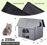 Casa para Gatos MIU Color, Aislada, Grande, 17.1 x 15 x 16.6