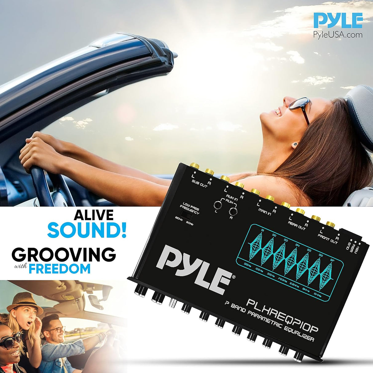 Ecualizador paramétrico de 7 bandas PYLE PLXREQ710P