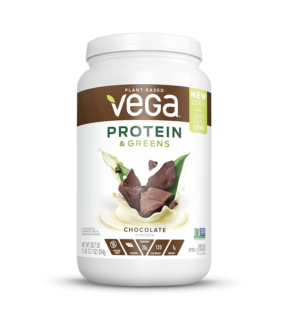 Envase de proteínas y hierbas en polvo