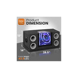 Parlantes o altavoz dual para carro PYRAMID ‎BNPS102