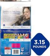 Purina Cat Chow Alimento seco para gatos alto en proteínas, completo - (4) bolsas de 3.15 libras