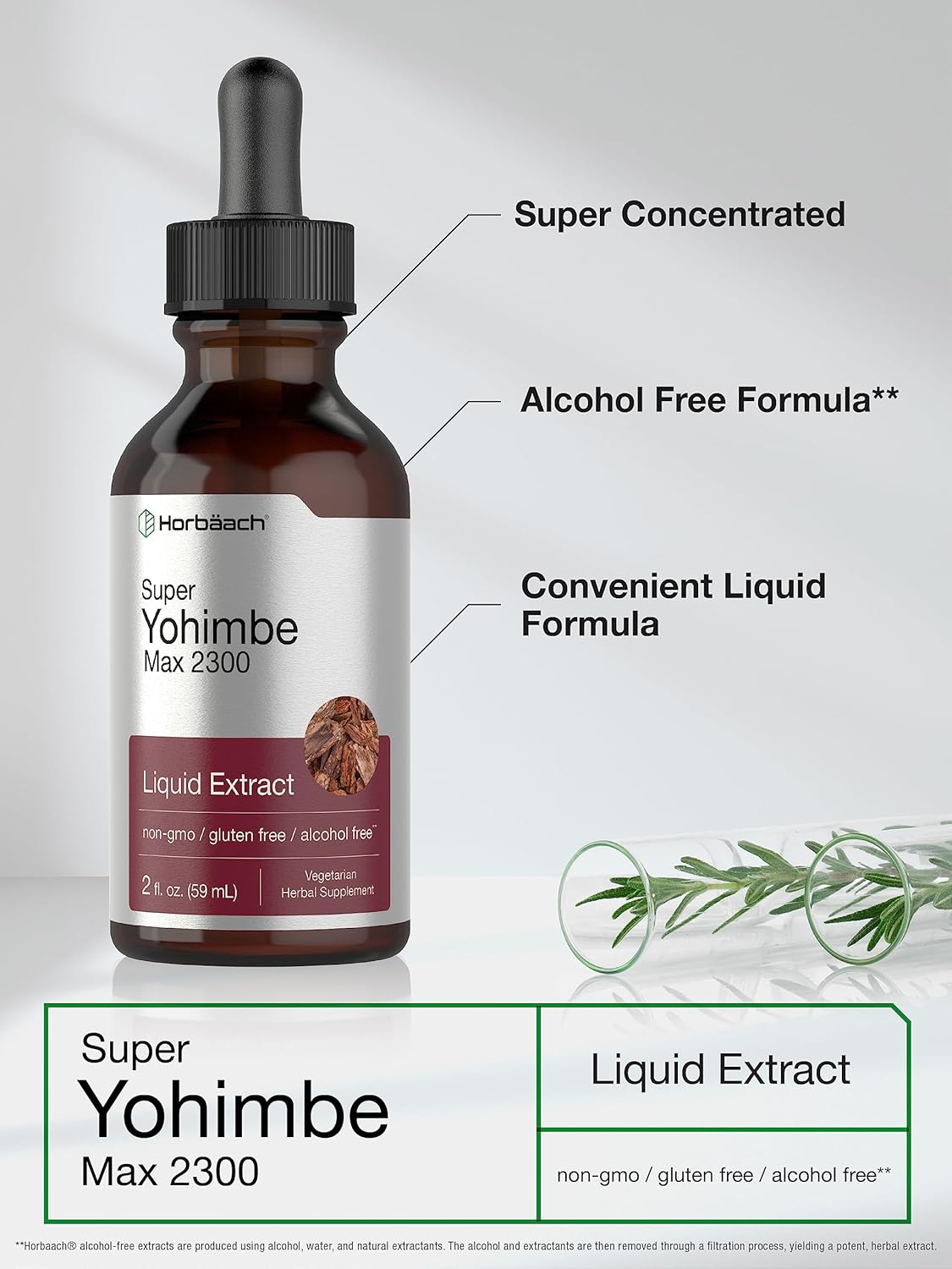 Suplemento Yohimbe  Extracto de corteza  Vegetariano