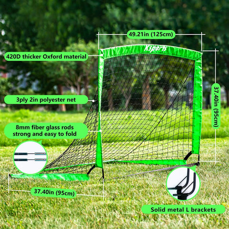 Kit de porteria de futbol, con  pelota, 8 conos  y bolso